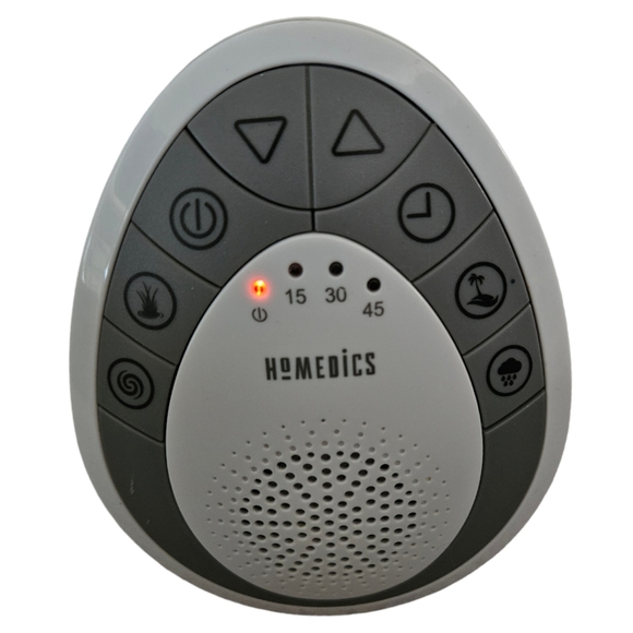 Homedics Sound Spa Mini White Noise Portable Sound Machine W/Timer & Stand - Picture 2 of 8